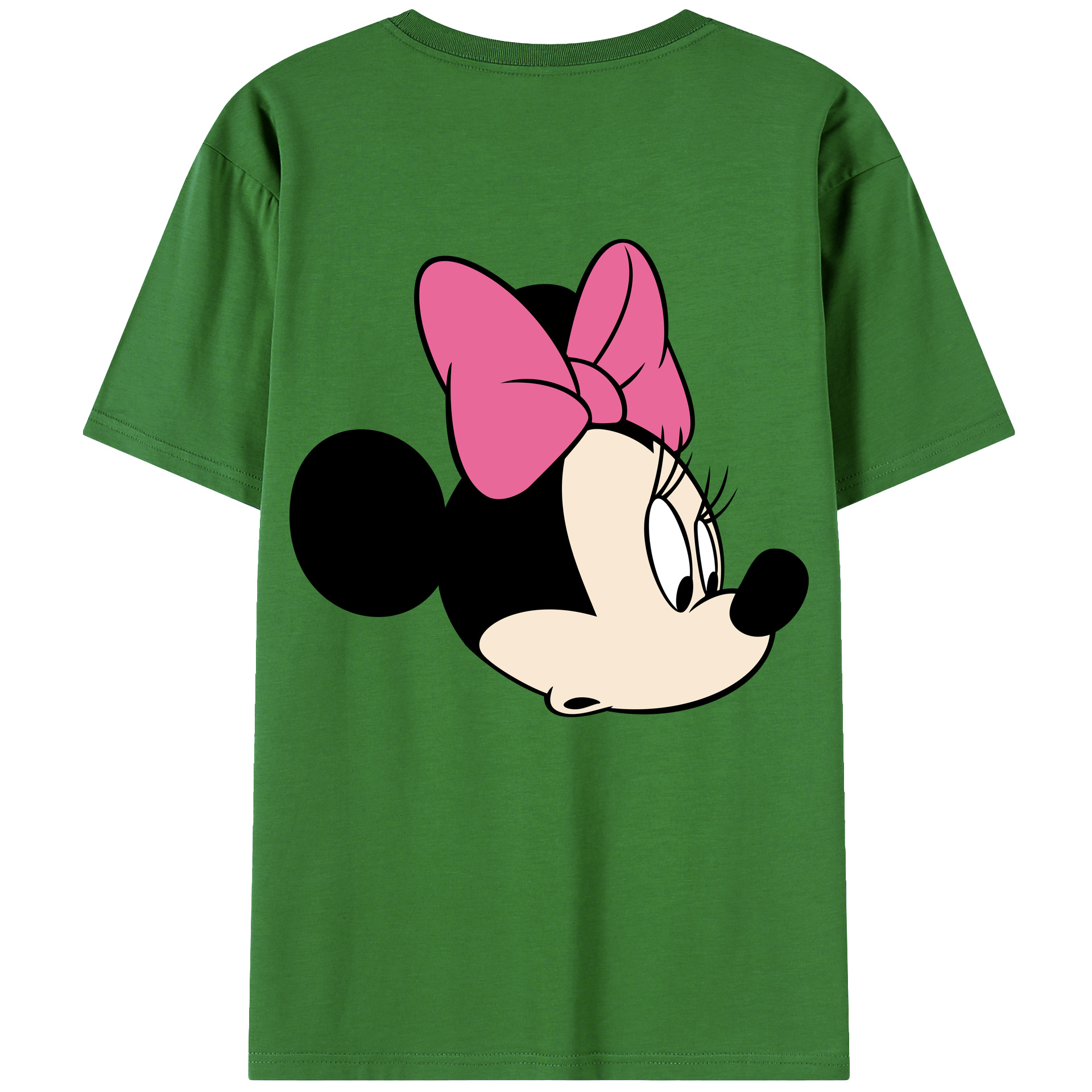 （画像用） ミッキーマウス Mickey Mouse レディース半袖Tシャツ(バックプリント)